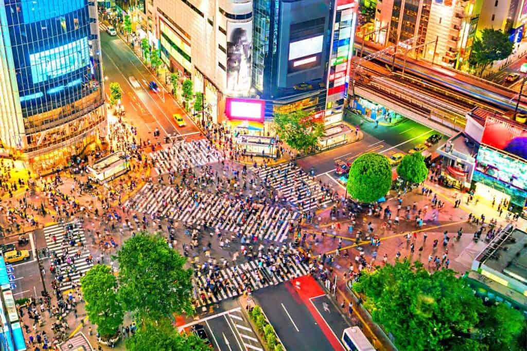 Shibuya Crossing, Tokyo, Japan